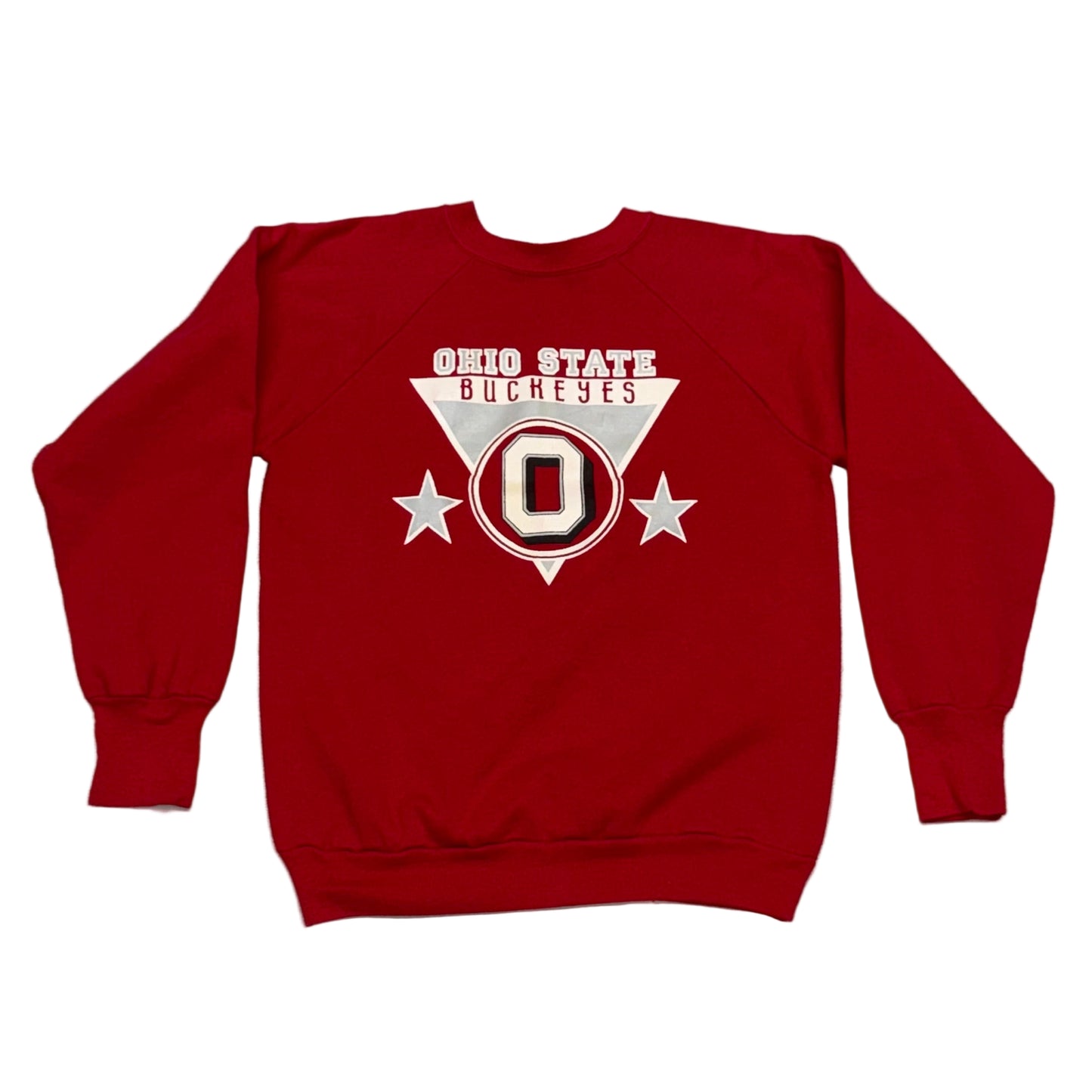 Ohio State University Buckeyes, Vintage 1990s Logo 7 Sweatshirt, Size: Medium