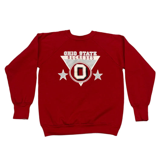 Ohio State University Buckeyes, Vintage 1990s Logo 7 Sweatshirt, Size: Medium
