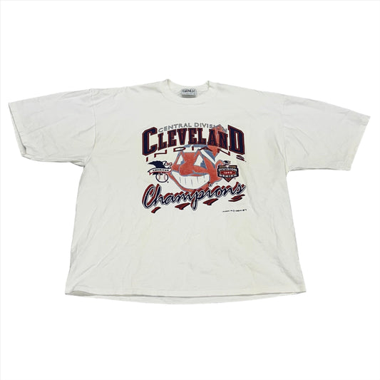 Cleveland Indians, 1995 Division Champions T-shirt, Size: XL