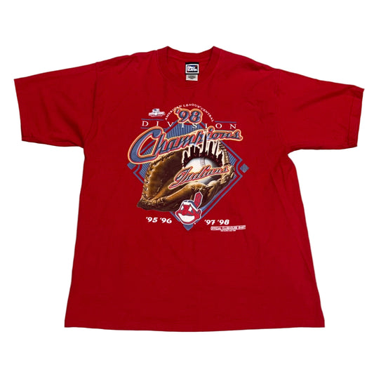 Cleveland Indians, 1998 Division Champions T-shirt, Size: XL