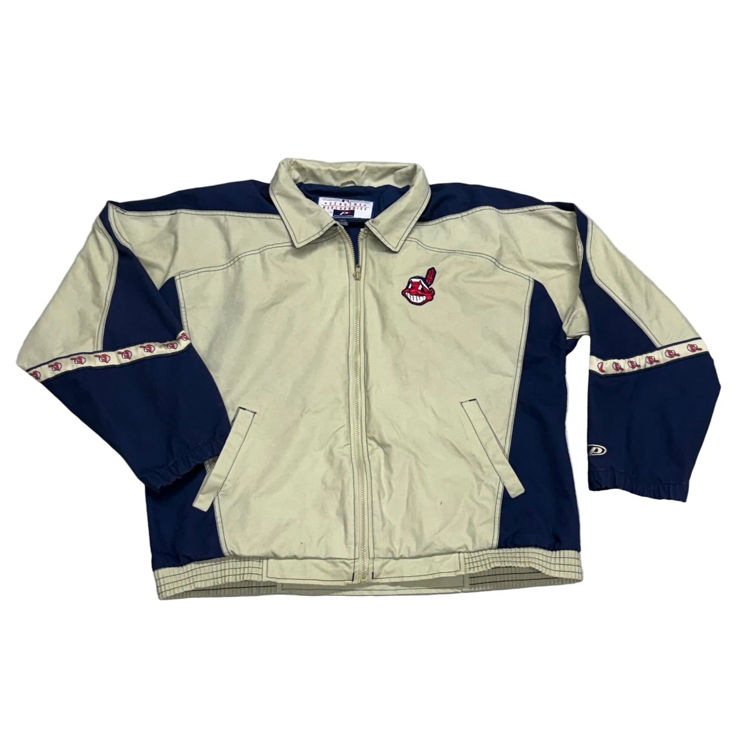 Cleveland Indians, Vintage 2000s Pro Player Jacket, Size: Large