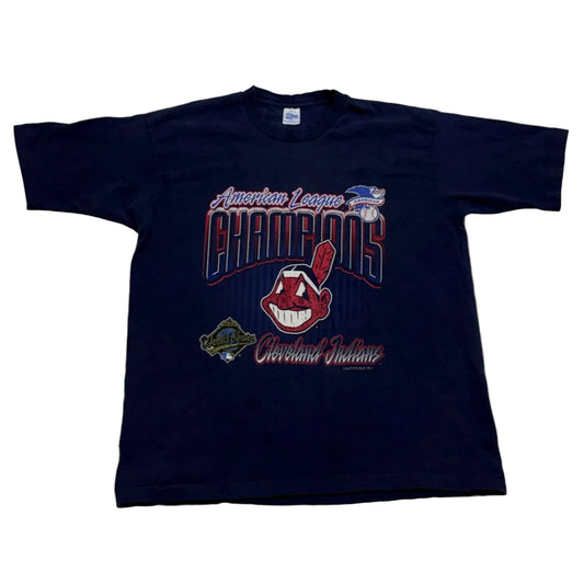 Cleveland Indians, Vintage 1995 Salem Sports T-shirt, Size: XL