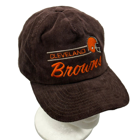 Cleveland Browns, Vintage 1990s Corduroy Snapback Hat, Size: One Fits Most