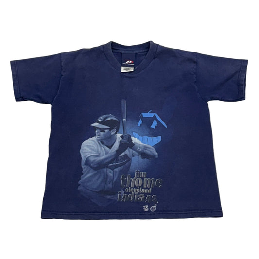 YOUTH Cleveland Indians, Vintage 1990s Jim Thome T-Shirt, Size: 10/12