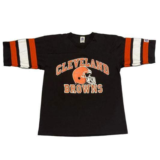 Cleveland Browns, Vintage 1990s Logo 7 Jersey Shirt, Size: Large