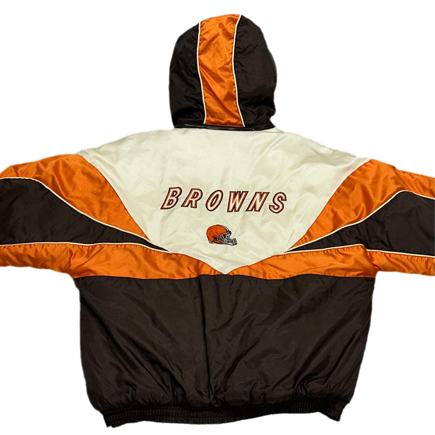 Cleveland Browns, Vintage 2000s Pro Player Puffer Jacket, Size: Medium