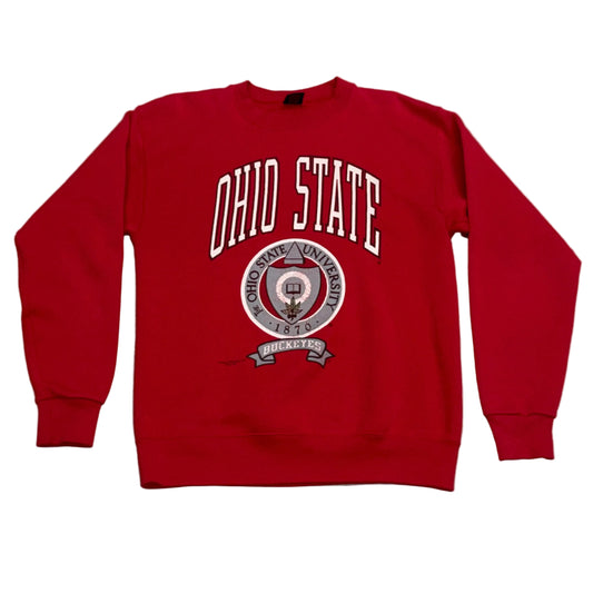 Ohio State University Buckeyes, Vintage 1990s Sweatshirt, Size: Large