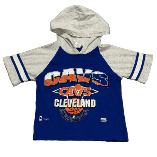 YOUTH Cleveland Cavaliers, Vintage 1990s Hooded T-shirt, Size: 8