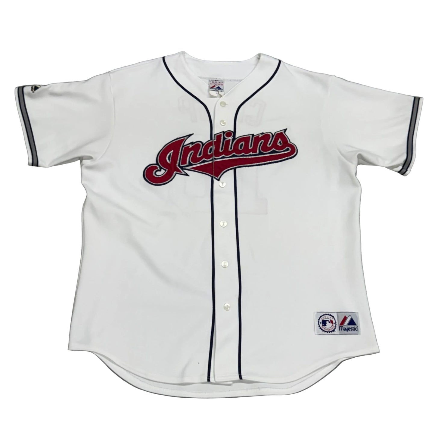 Cleveland Indians, Vintage 2000s Coco Crisp Majestic Jersey, Size: XL