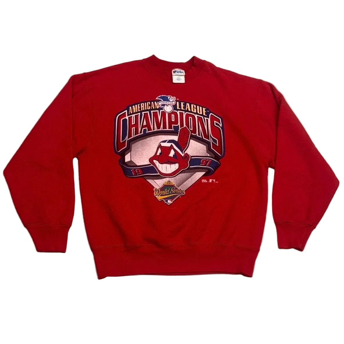 Cleveland Indians, Vintage 1997 AL Champions Sweatshirt, Size: Large