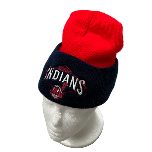 Cleveland Indians, Vintage 1990s Winter Hat, Size: One Fits Most