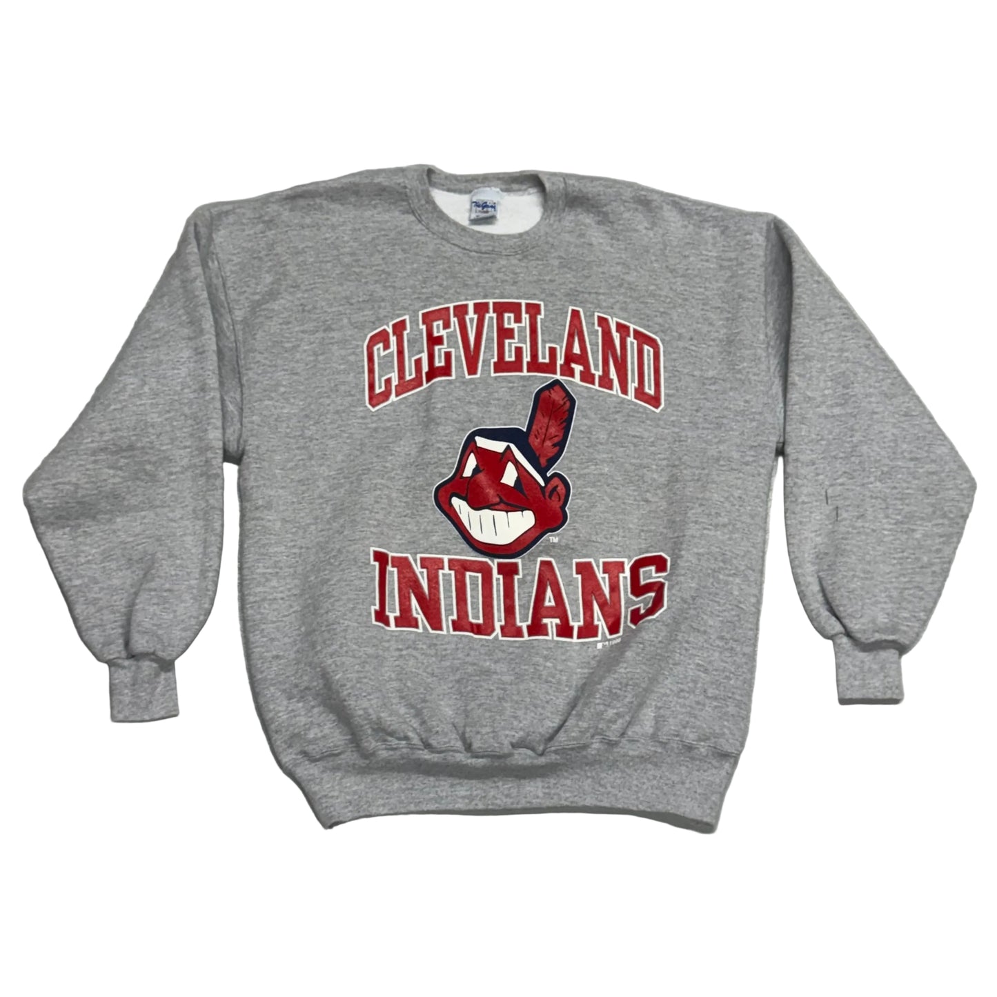 Cleveland Indians, Vintage 1990s Chalk Line Crewneck Sweatshirt, Size: XL