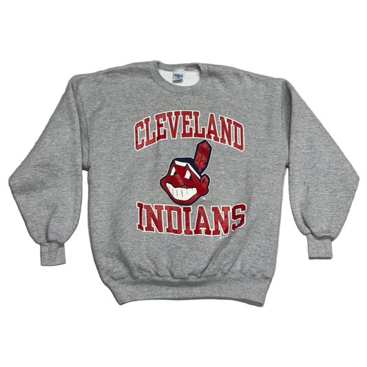 Cleveland Indians, Vintage 1990s Chalk Line Crewneck Sweatshirt, Size: XL