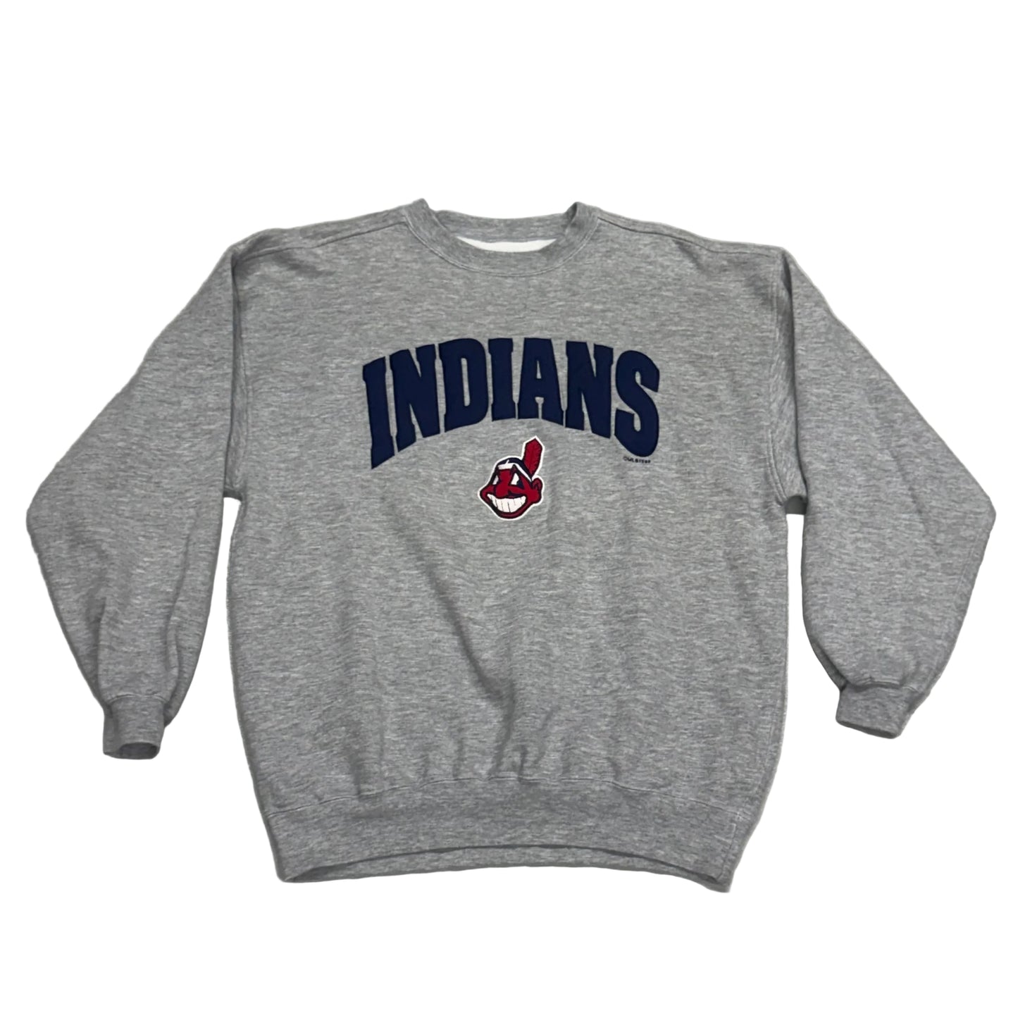 Cleveland Indians, Vintage 1990s Puma Crewneck Sweatshirt, Size: XL