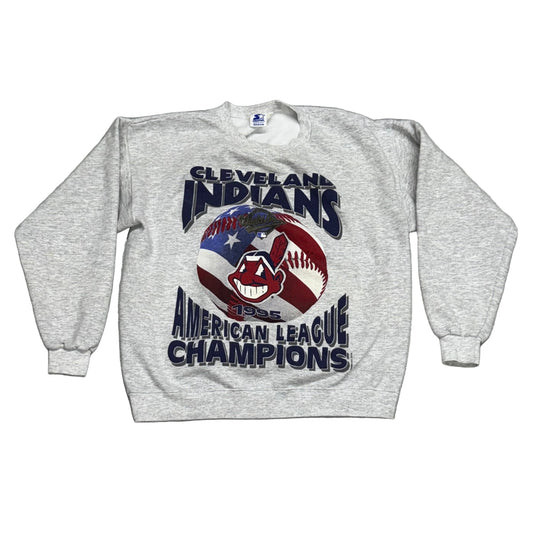 Cleveland Indians, 1995 Starter Sweatshirt, Size: Medium