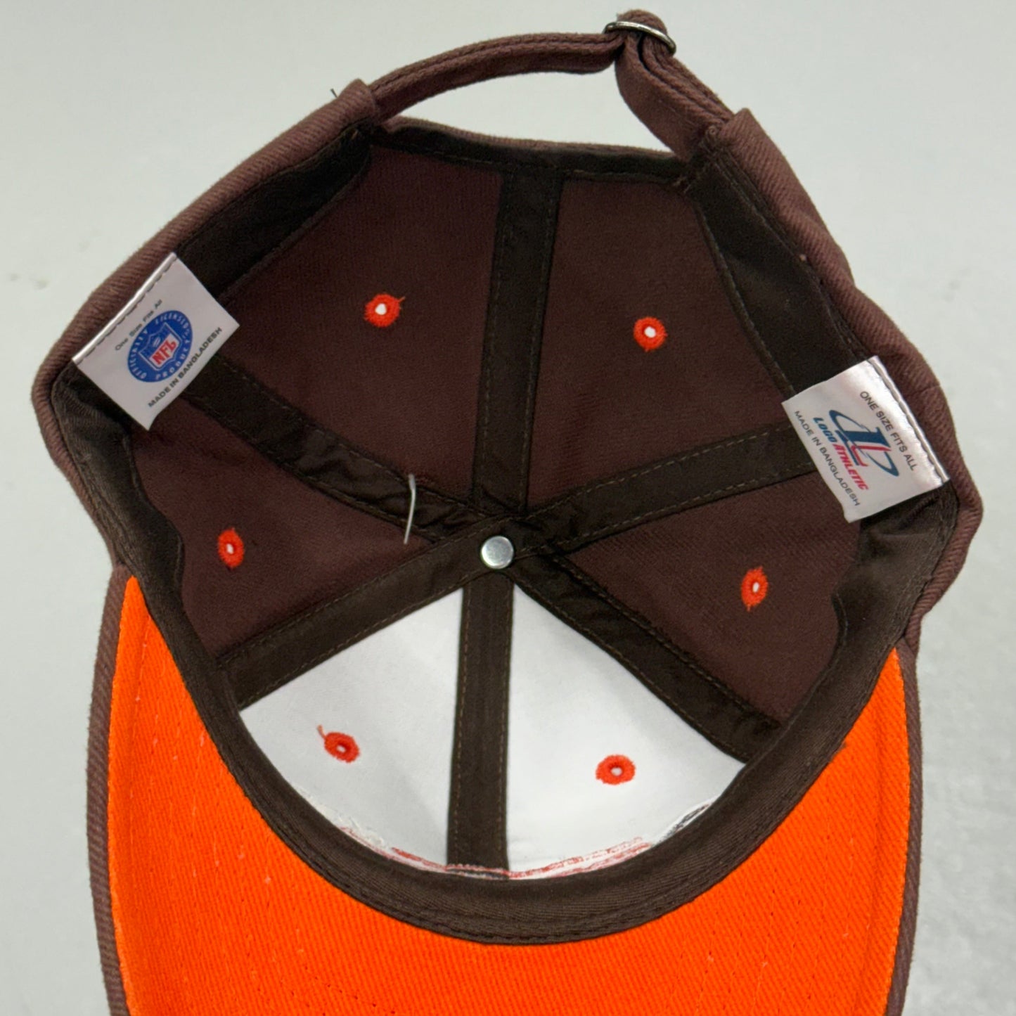 Cleveland Browns, Vintage 2000s Logo Athletic Stapback Hat, Size: One Fits Most