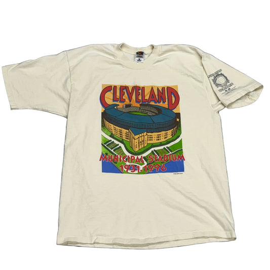 Cleveland Municipal Stadium , Vintage 1996 Limited Edition T-Shirt, Size: XL