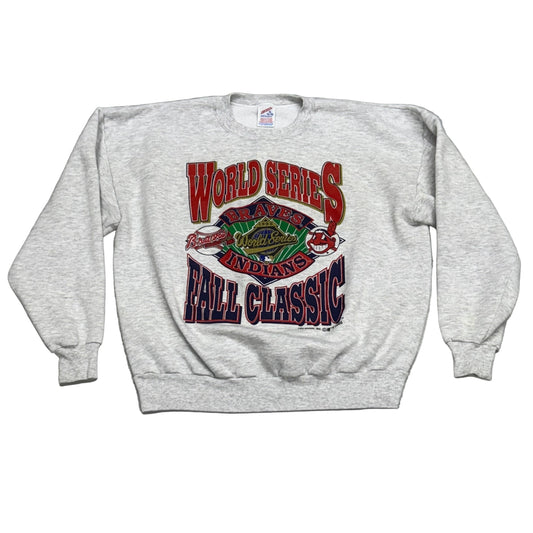 Cleveland Indians, Vintage 1995 “Fall Classic” Sweatshirt, Size: XL
