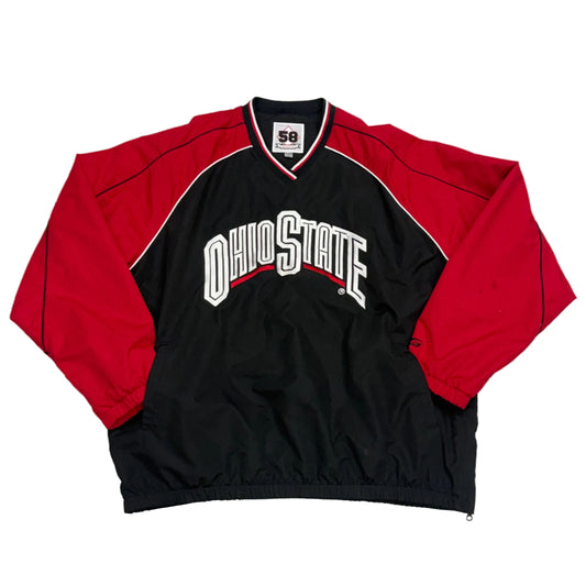 Ohio State University Buckeyes, Vintage 2000s Windbreaker, Size: XXL