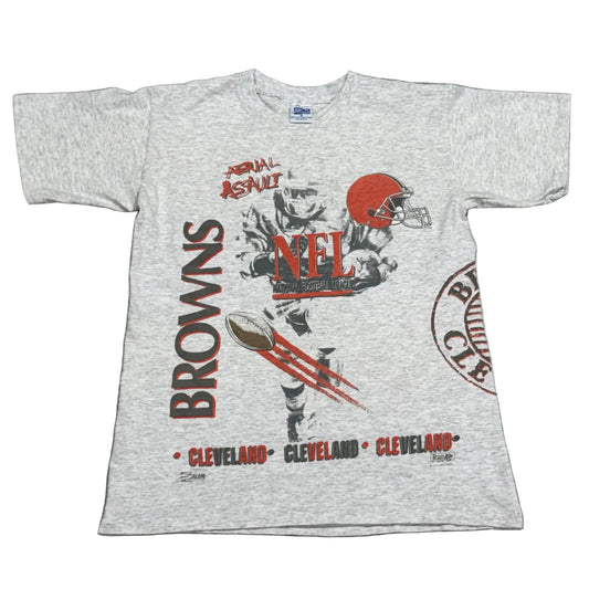 Cleveland Browns, Vintage 1990s “Aerial Assault” Salem T-Shirt, Size: Medium