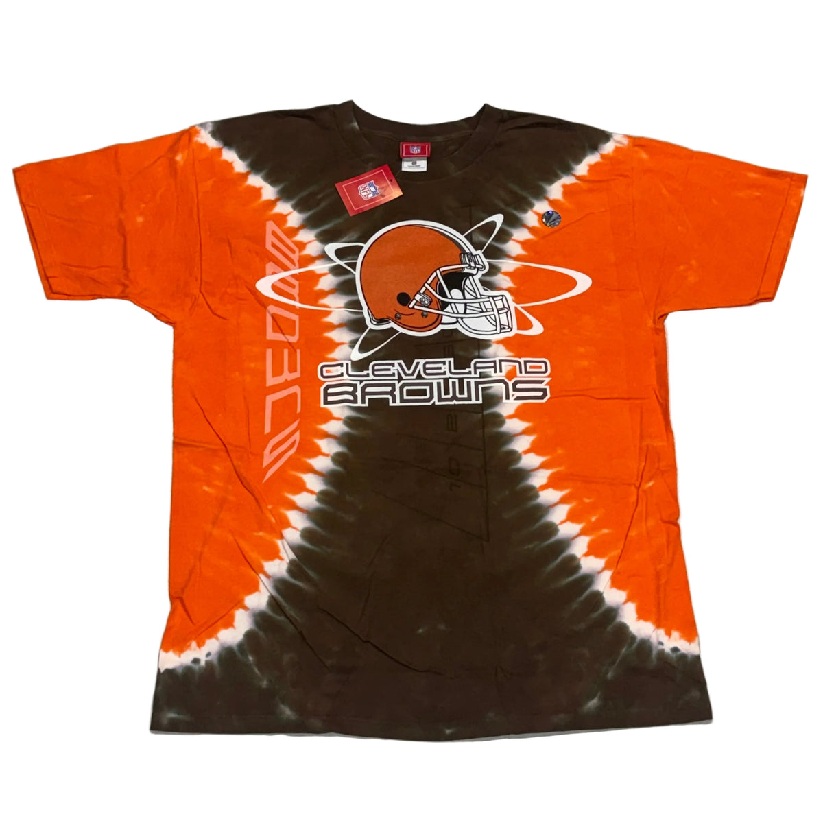 Cleveland Browns, Vintage 2000s Tie Dye T-Shirt, Size: XL