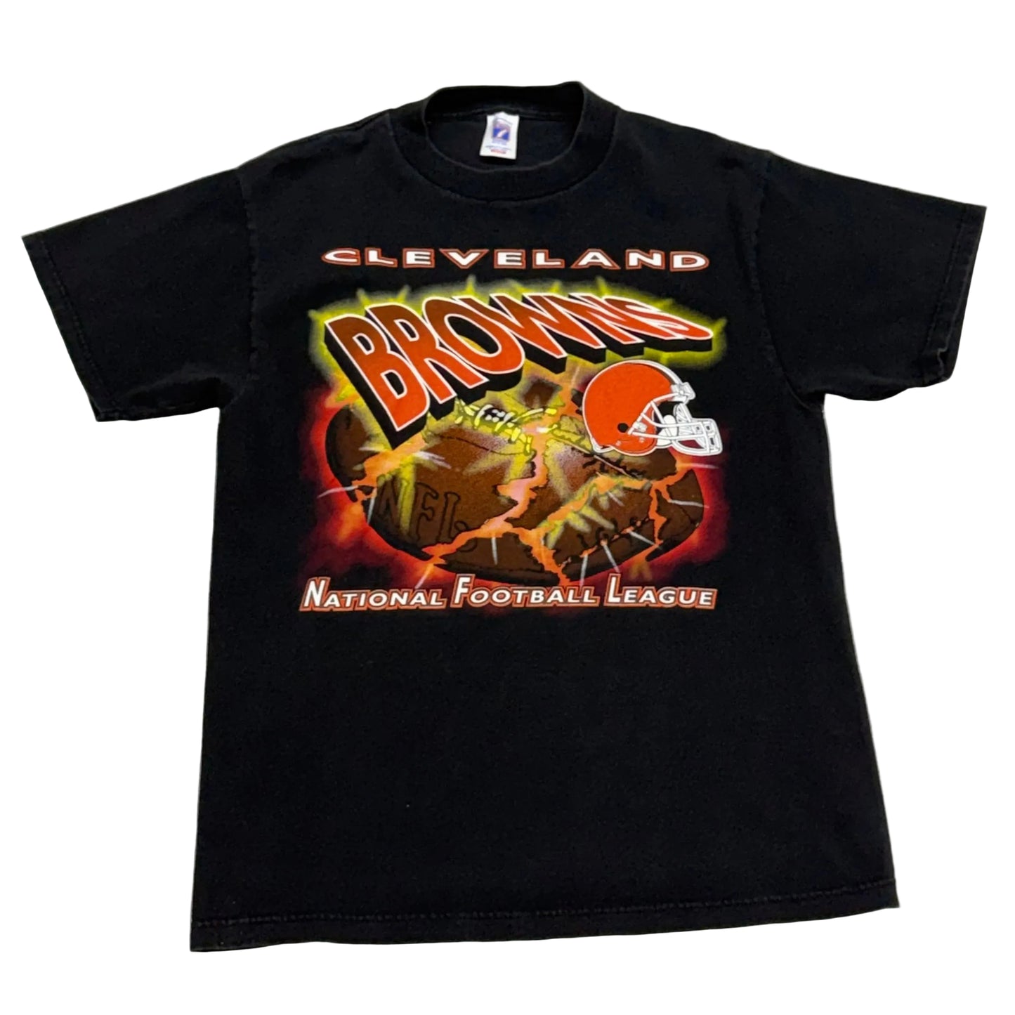 Cleveland Browns, Vintage Logo 7 T-shirt, Size: Medium