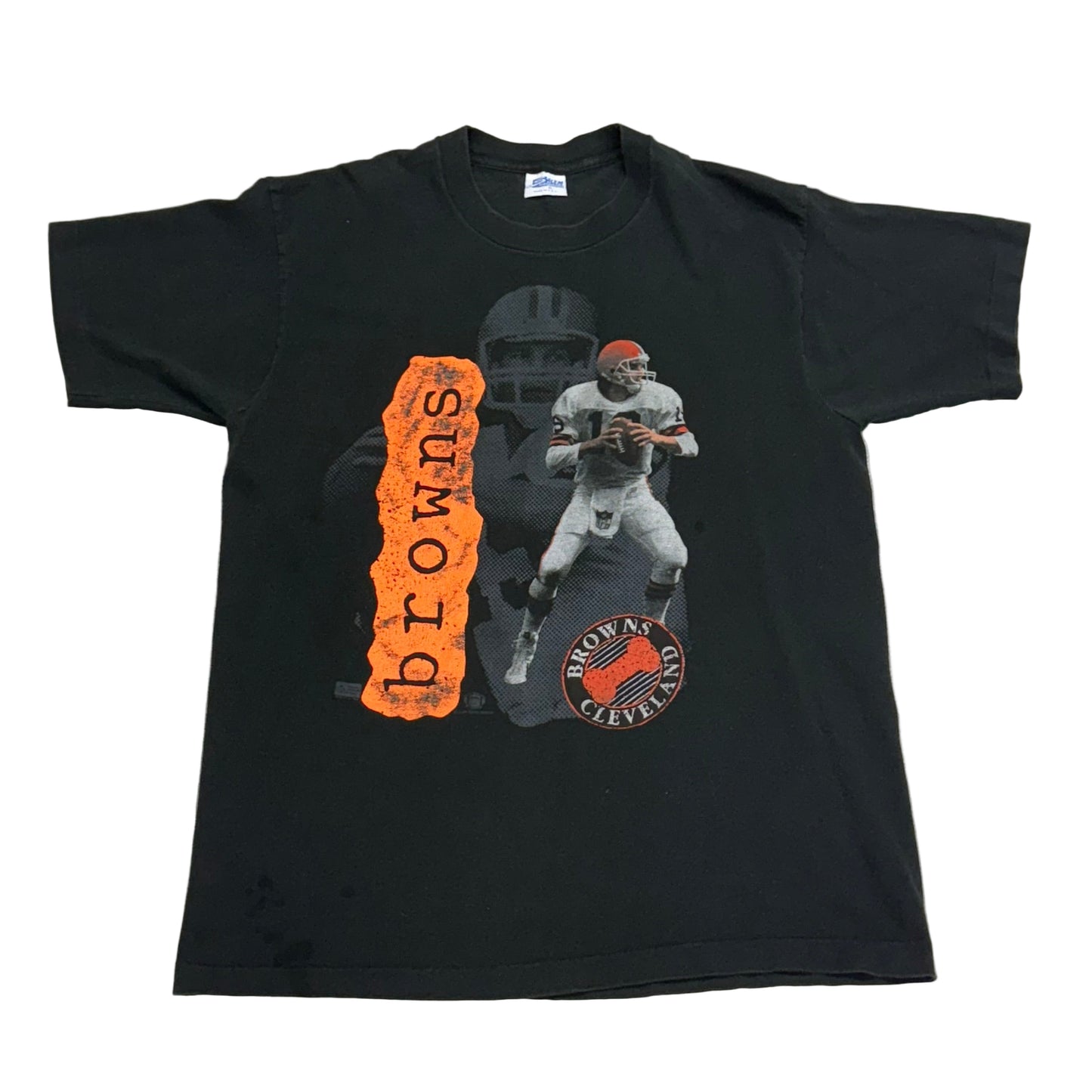 Cleveland Browns, Vintage 1990s Bernie Kosar T-Shirt, Size: XL
