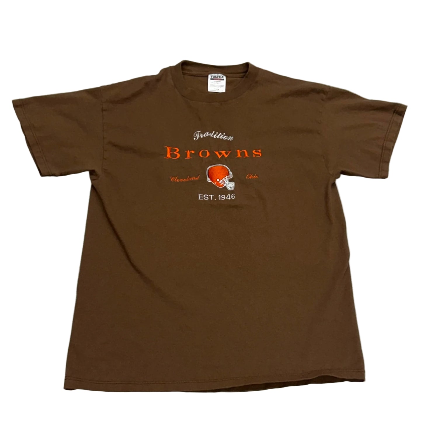 Cleveland Browns, Vintage 1990s Embroidered T-Shirt, Size: XL