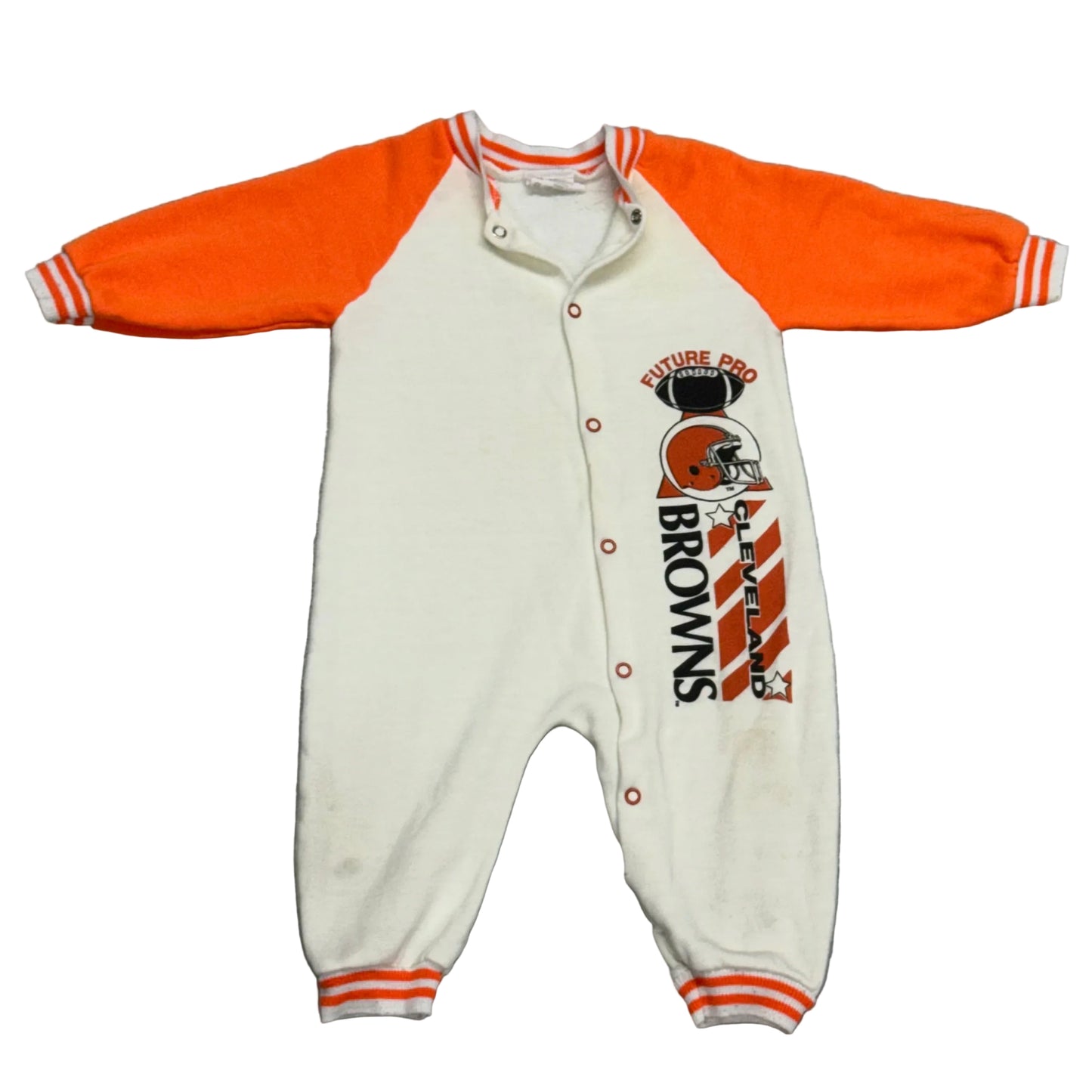 YOUTH Cleveland Browns, Vintage 1990s Onesie, Size: 18 Months