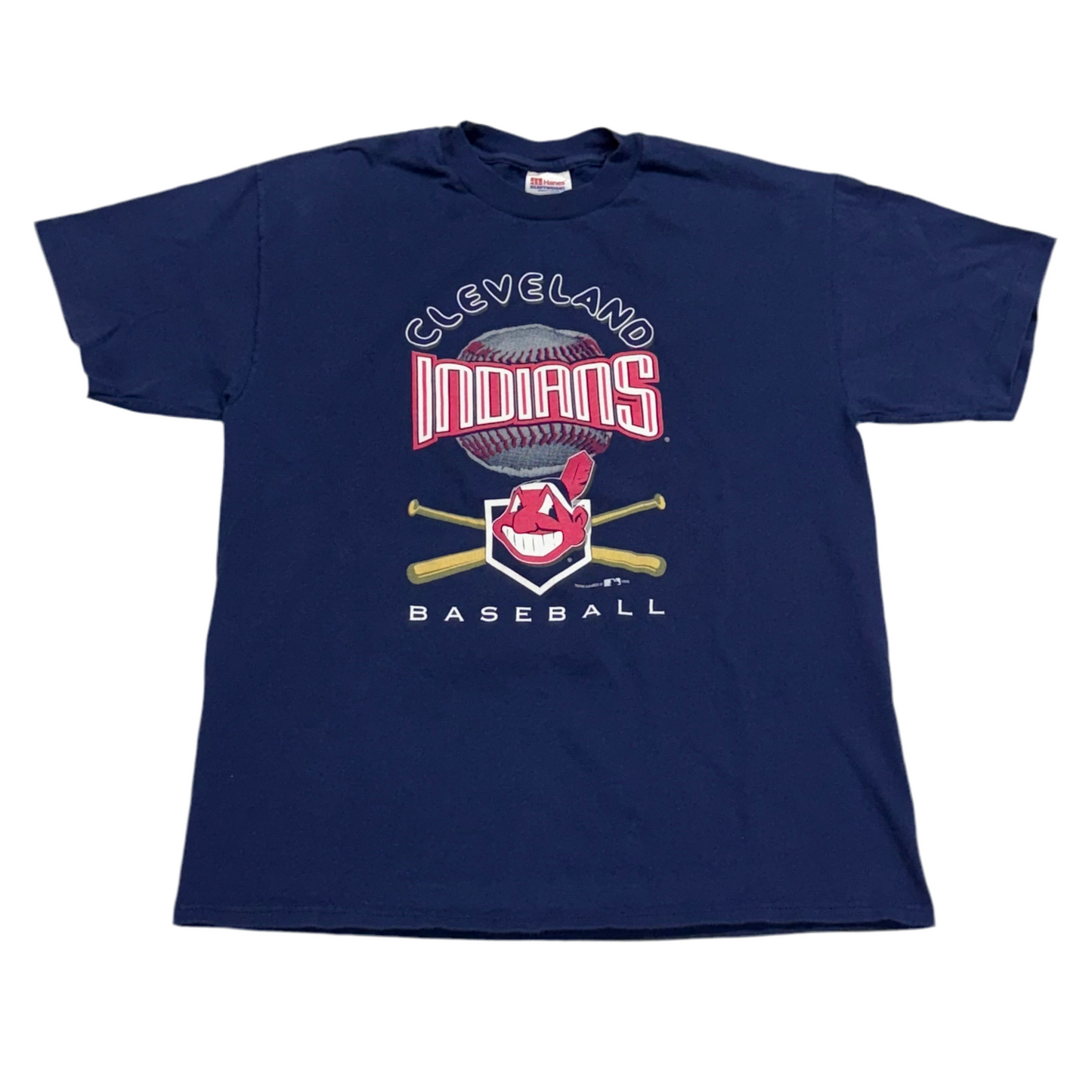 Cleveland Indians, Vintage 1995 Hanes T-shirt, Size: Large