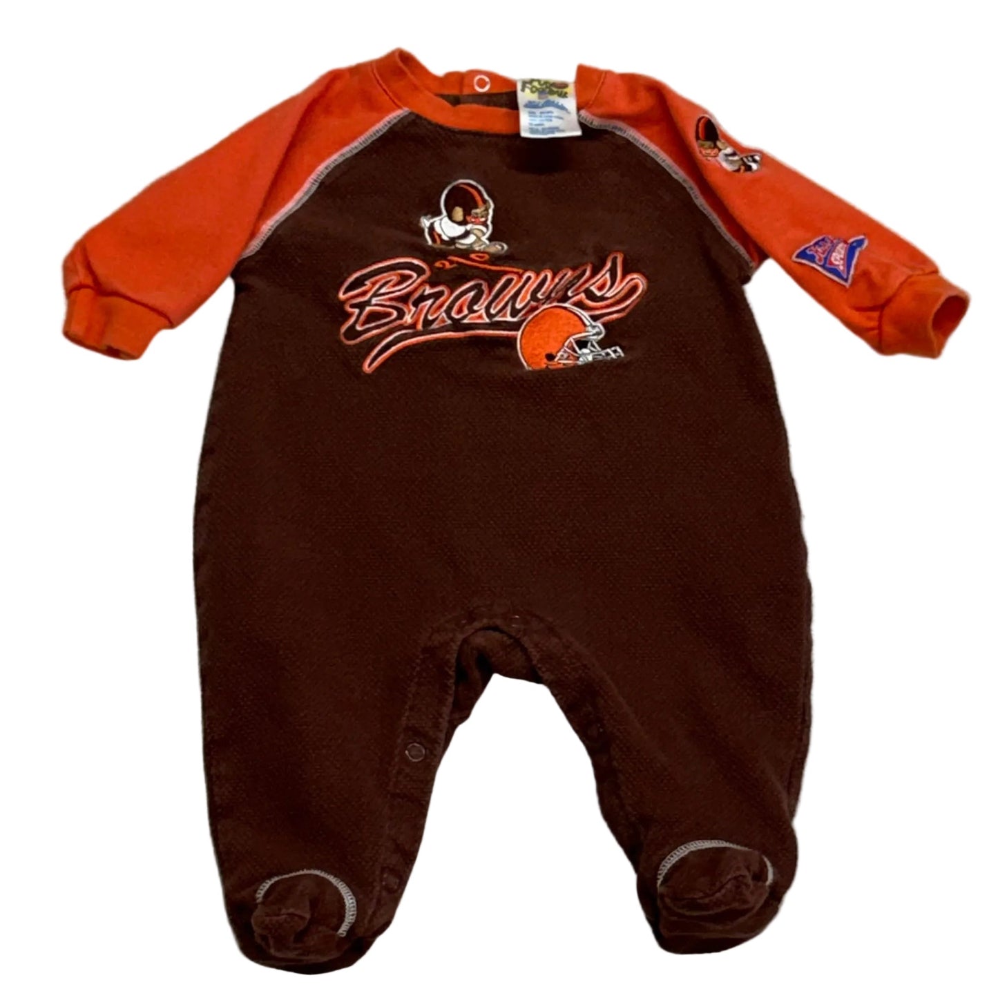 YOUTH Cleveland Browns, Vintage 1990s Onesie, Size: 3/6 Months