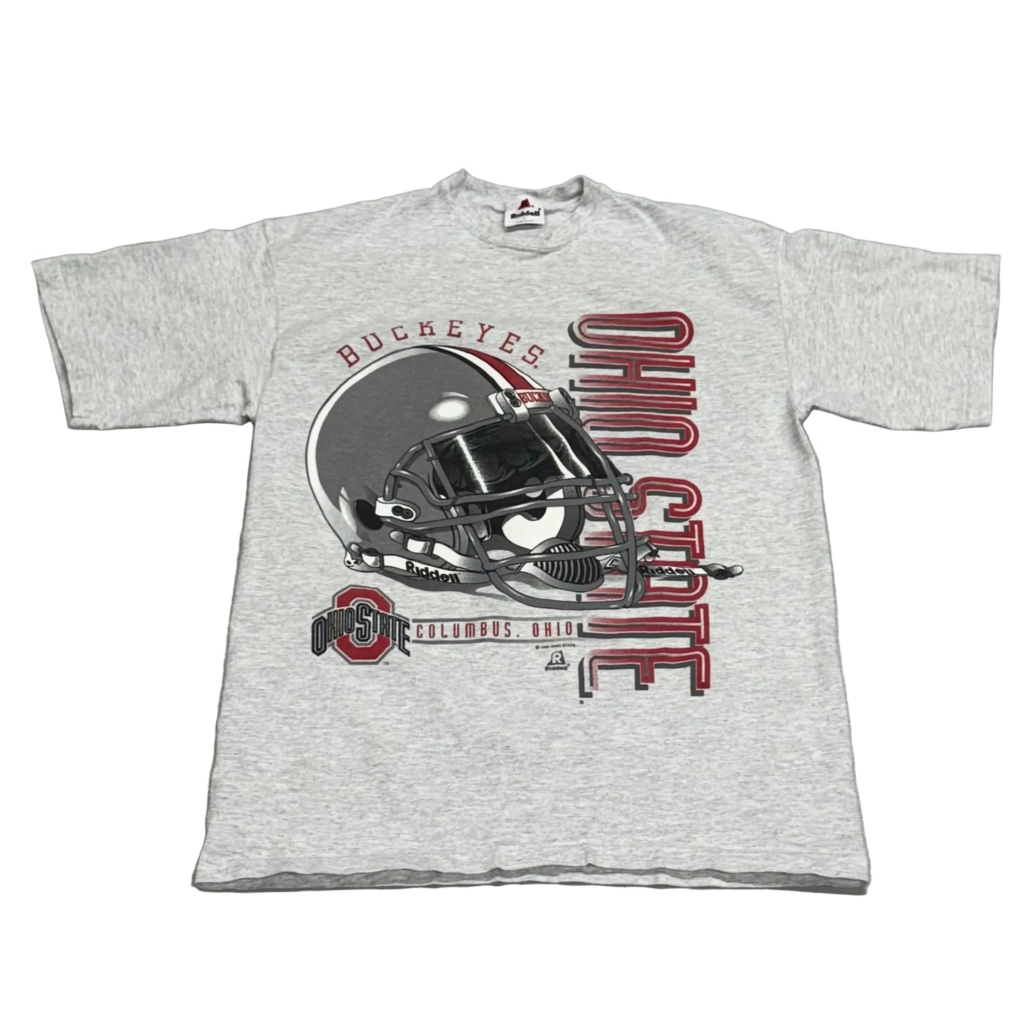 Ohio State University Buckeyes, Vintage 1990s Riddell T-shirt, Size: Large
