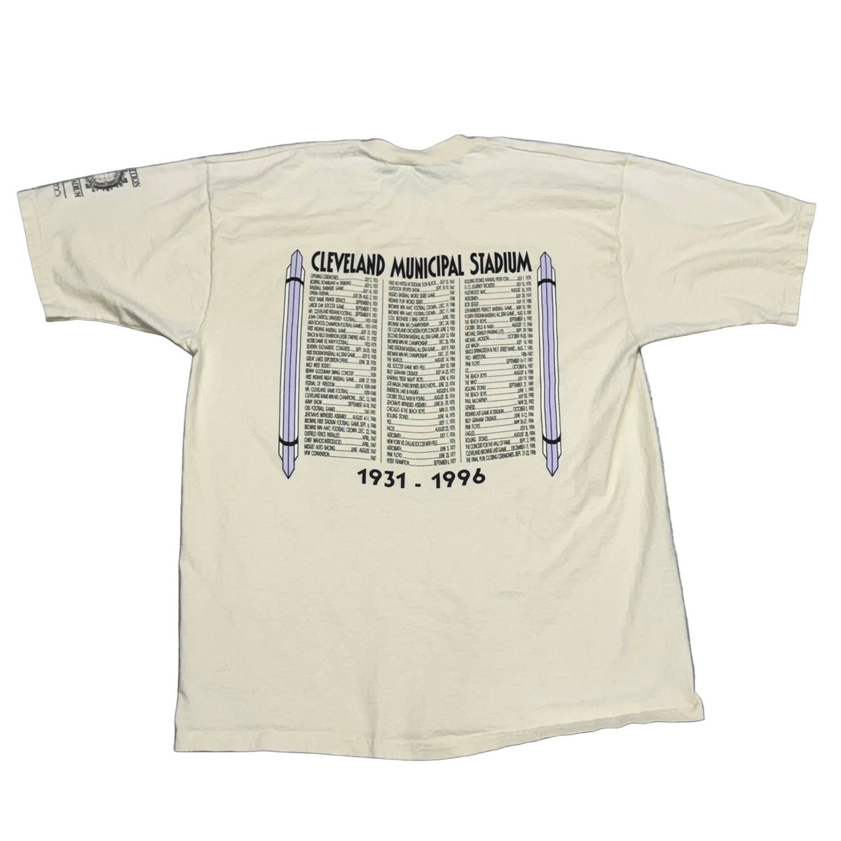 Cleveland Municipal Stadium , Vintage 1996 Limited Edition T-Shirt, Size: XL