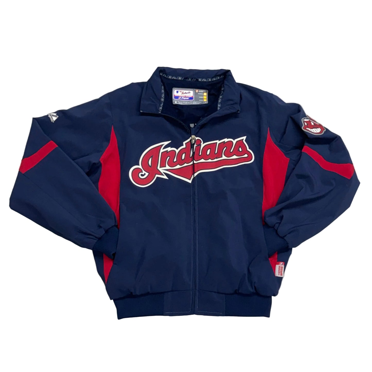 Cleveland Indians, Majestic Therma Base Full Zip Jacket, Size: Medium