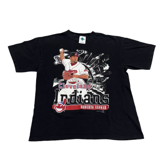 Cleveland Indians, Vintage 1998 Roberto Alomar T-shirt, Size: Large