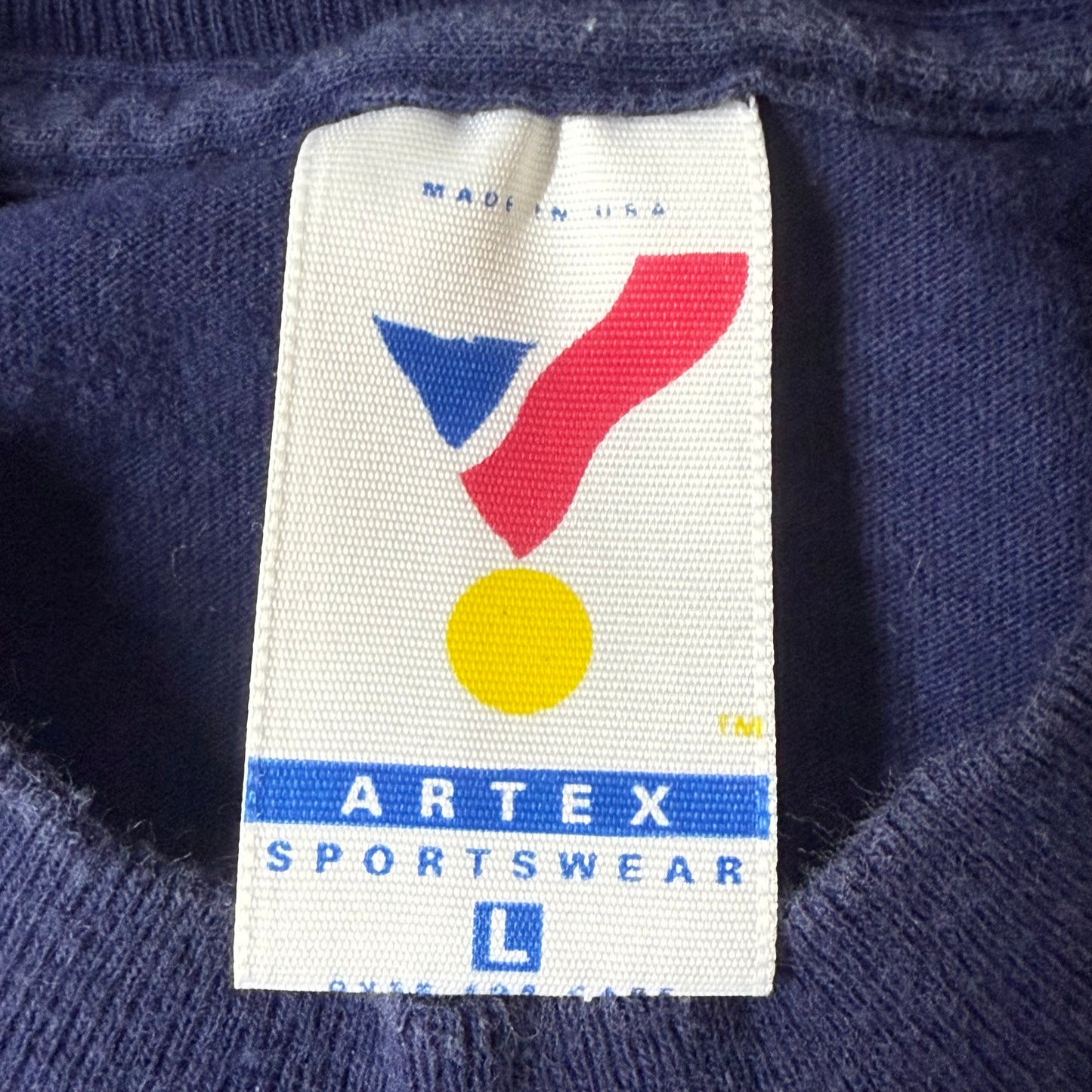 Cleveland Indians, Vintage 1990s Artex T-shirt, Size: Large