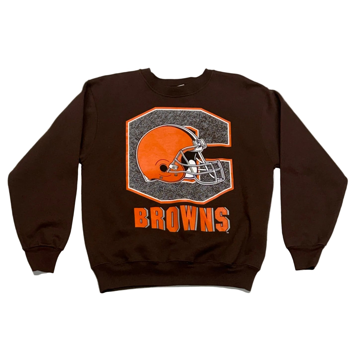 Cleveland Browns, Vintage 1990s Team Rated Crewneck Sweatshirt, Size: Large