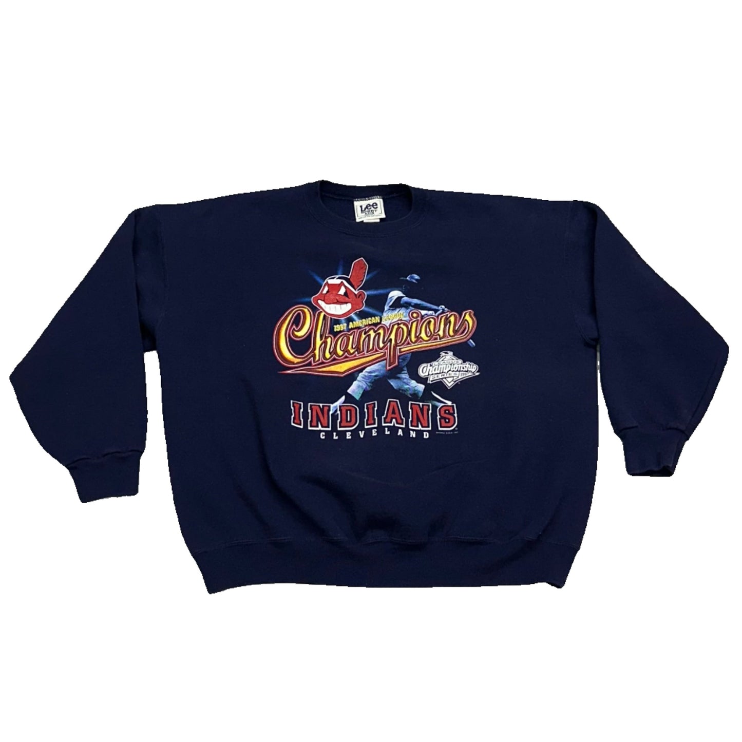 Cleveland Indians, 1997 Lee Sports Sweatshirt, Size: XXL