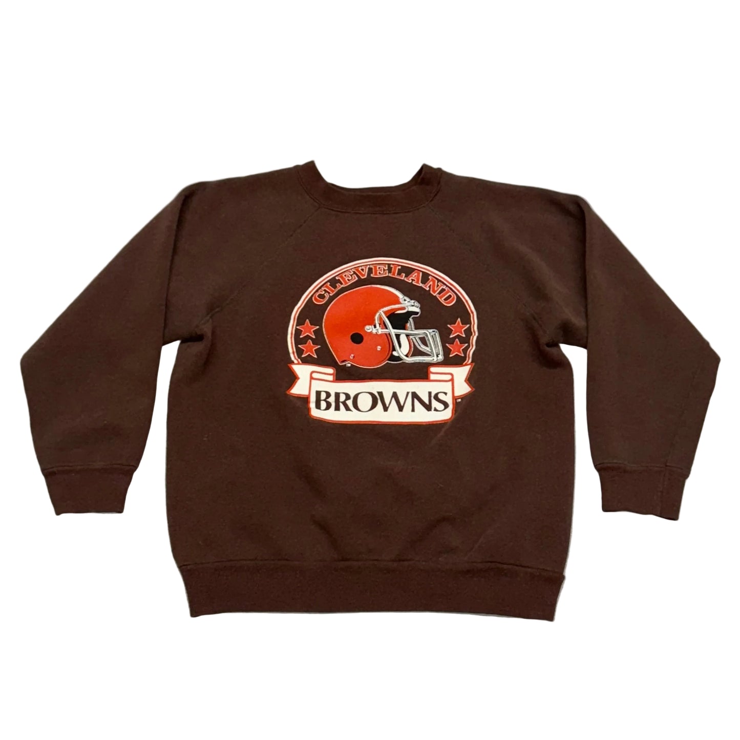 YOUTH Cleveland Browns , Vintage 1980s Sweatshirt, Size: 18/20