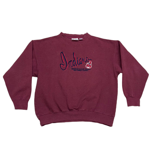 Cleveland Indians, 1995 AL Champions Embroidered Sweatshirt, Size: Large