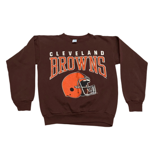 Cleveland Browns, Vintage 1990s Crewneck Sweatshirt, Size: Medium
