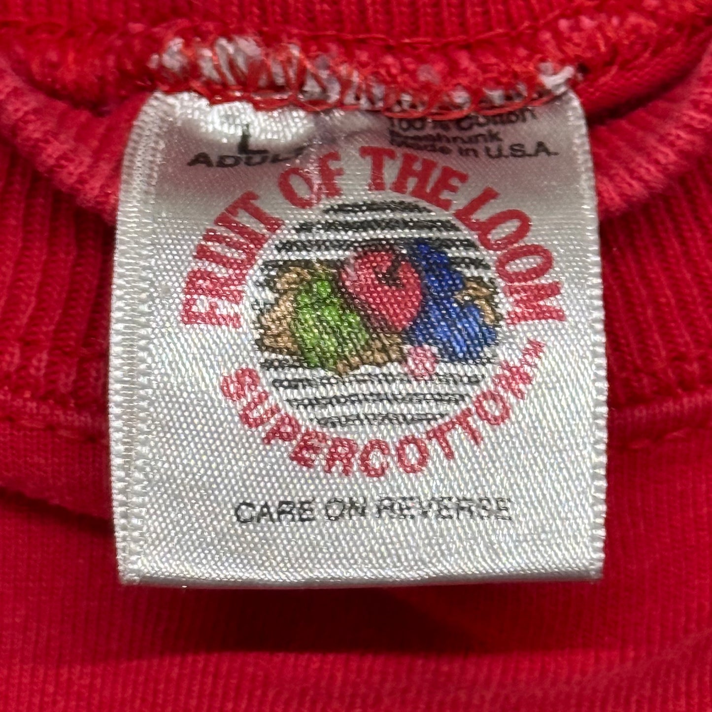 Cleveland Indians, Vintage 1990s Long Sleeve Shirt, Size: Large