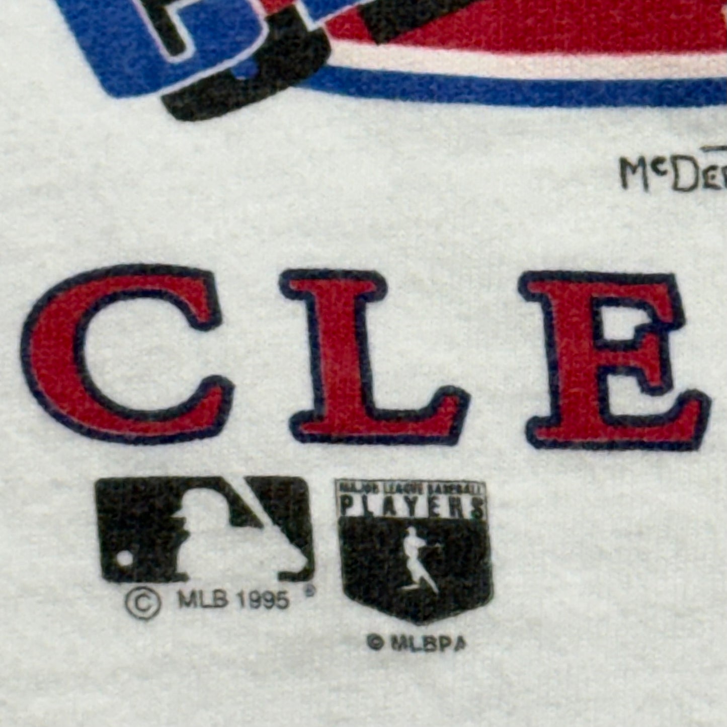 Cleveland Indians, Vintage 1995 Eddie Murray Caricature T-shirt, Size: Large