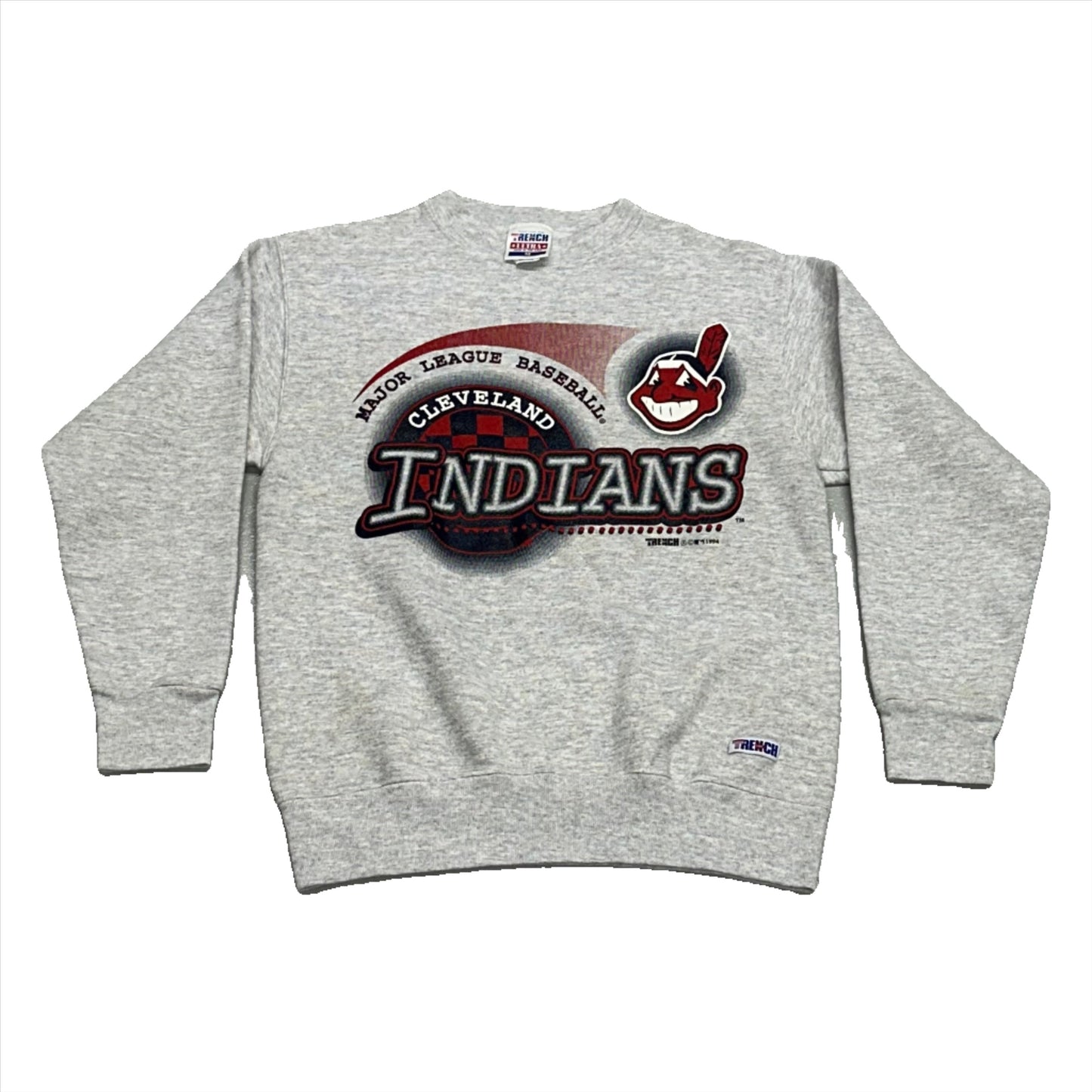 Cleveland Indians, 1994 Trench Sweatshirt, Size: Medium