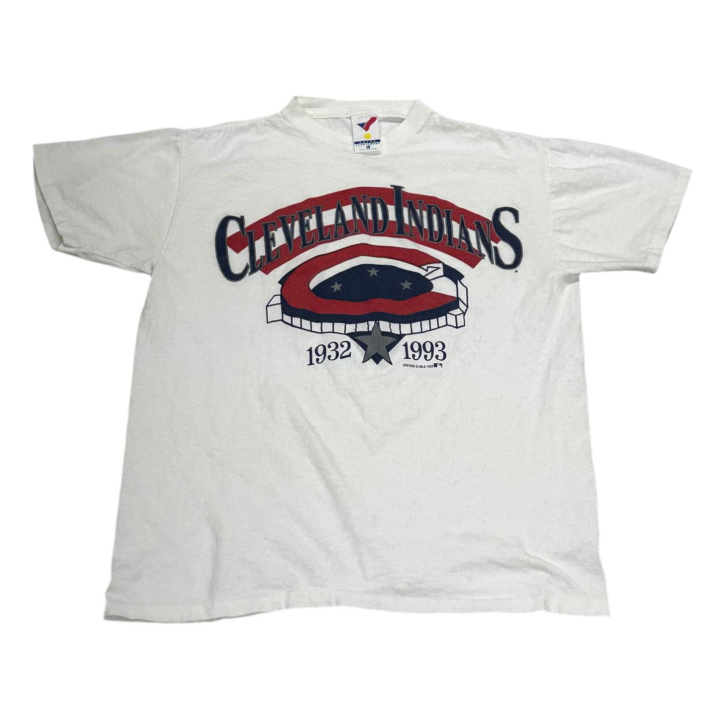 Cleveland Indians, Vintage 1990s T-shirt, Size: Medium