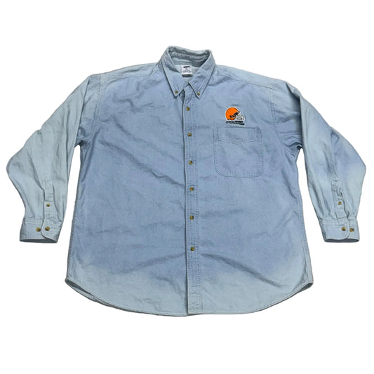 Cleveland Browns,Vintage 1999 Long Sleeve Button Down Shirt, Size: XL