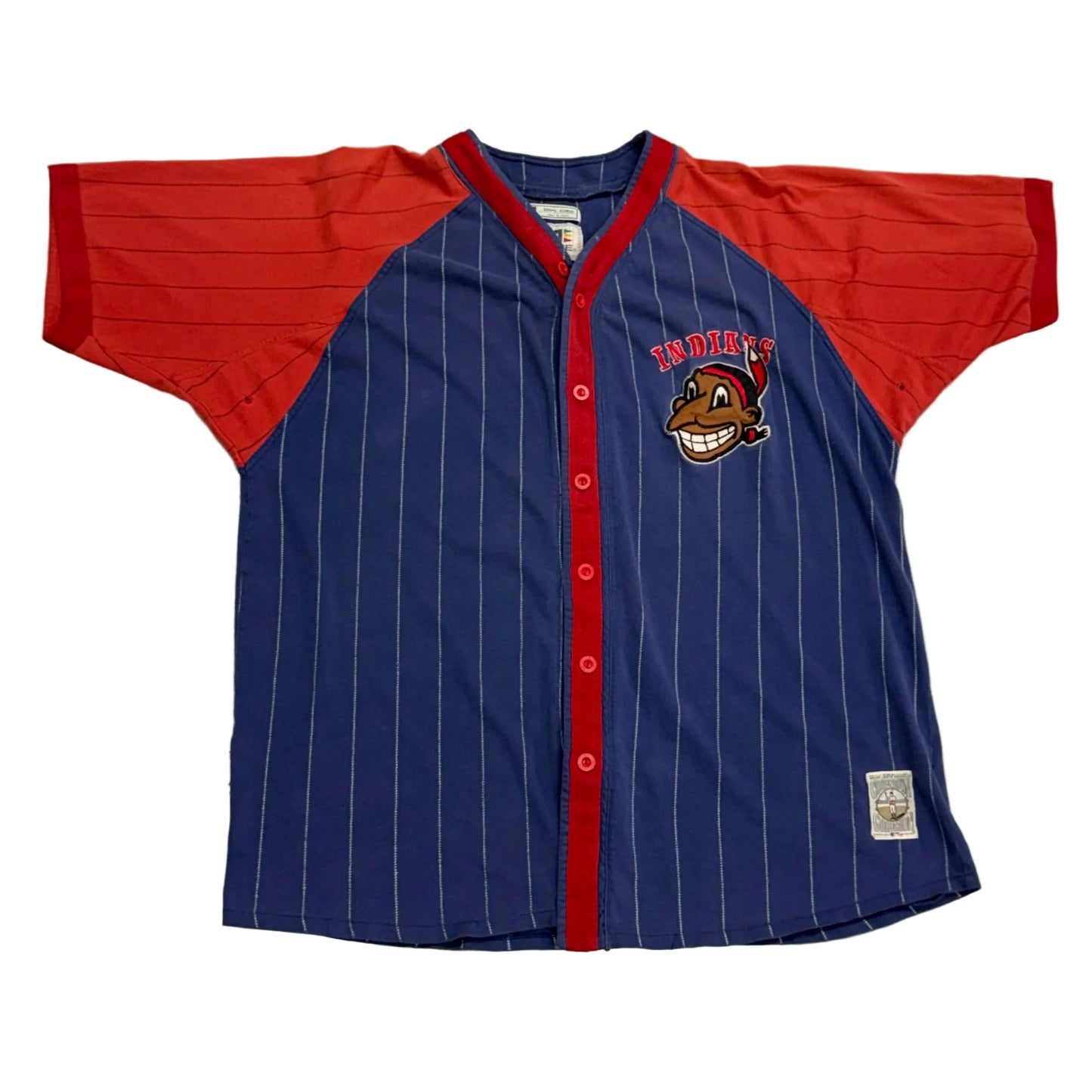 Cleveland Indians, Vintage 1990s Mirage Jersey, Size: Large
