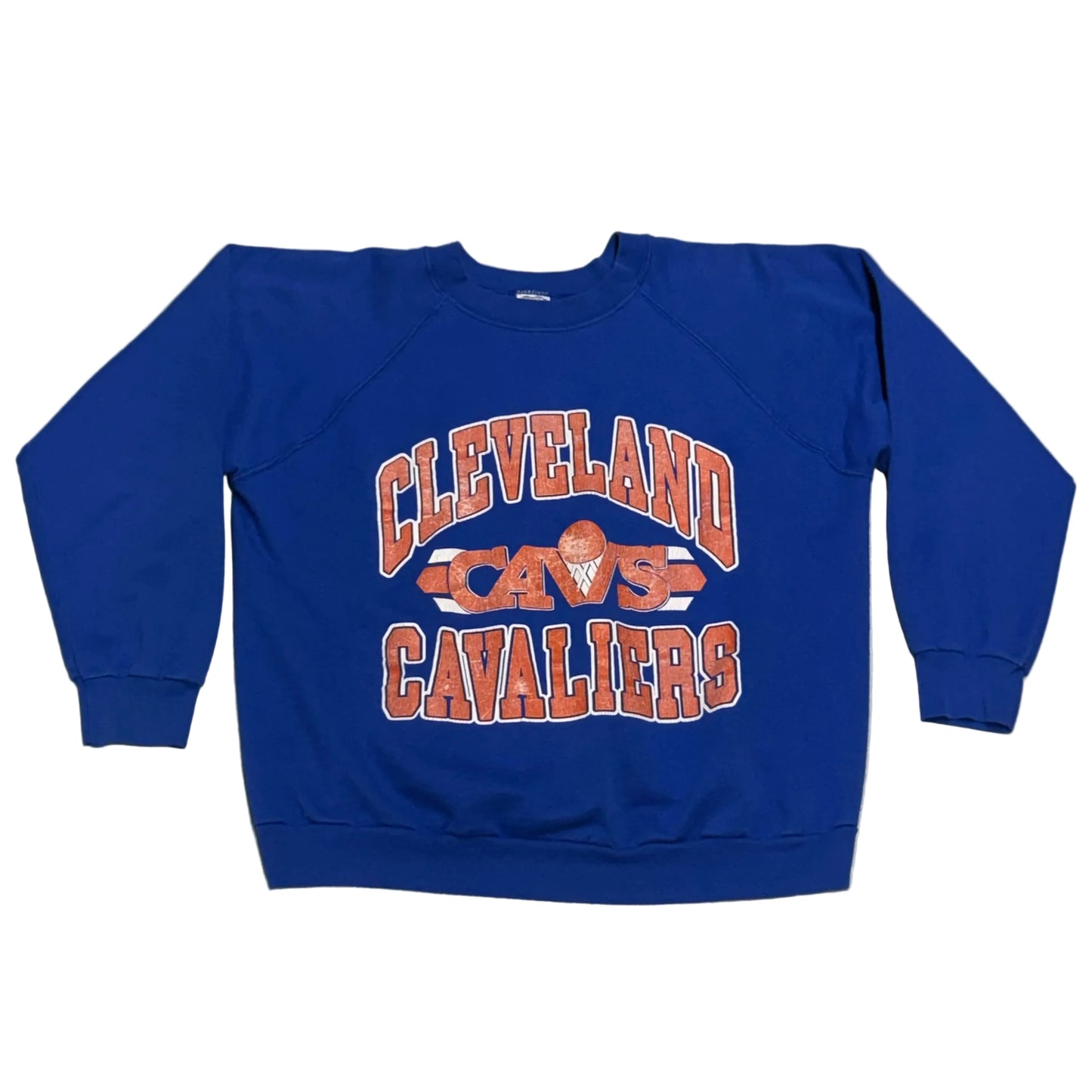 Cleveland Cavaliers, Vintage 1990s Trench Sweatshirt, Size: Medium