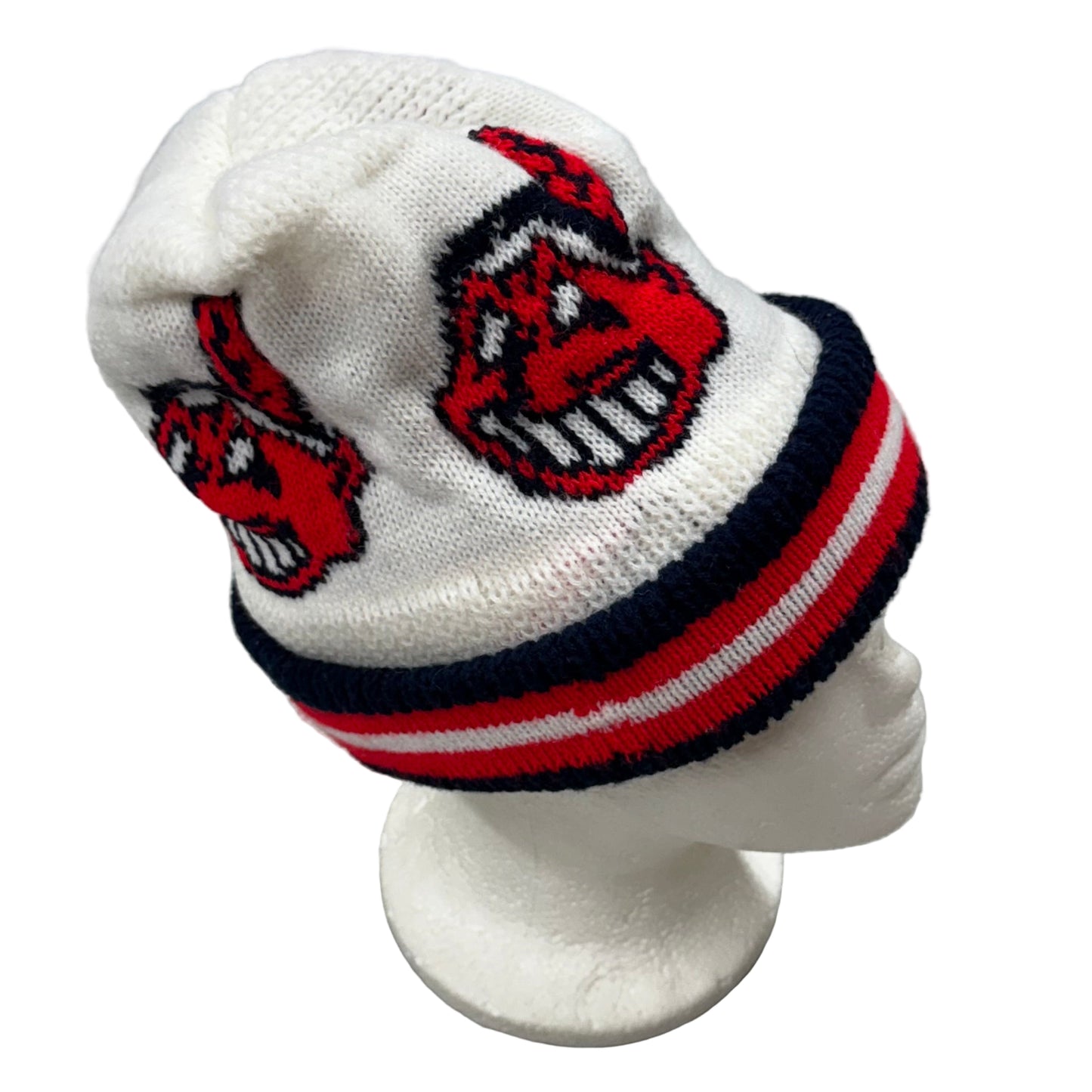 Cleveland Indians, Vintage 1990s Wahoo Winter Hat, Size: One Fits Most